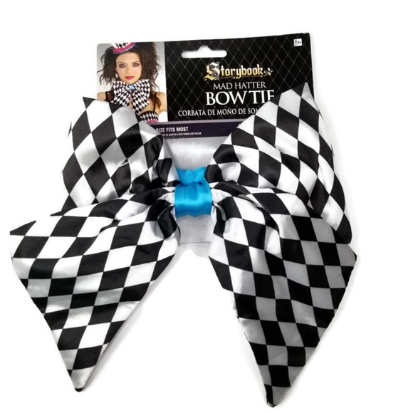 NEW Mad Hatter BOW TIE One Size - Picture 1 of 5
